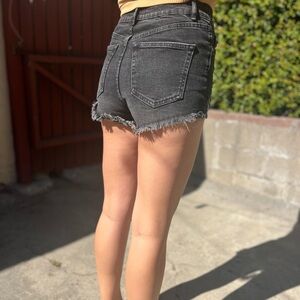 ZARA Faded Black High-Waist Denim Jeans